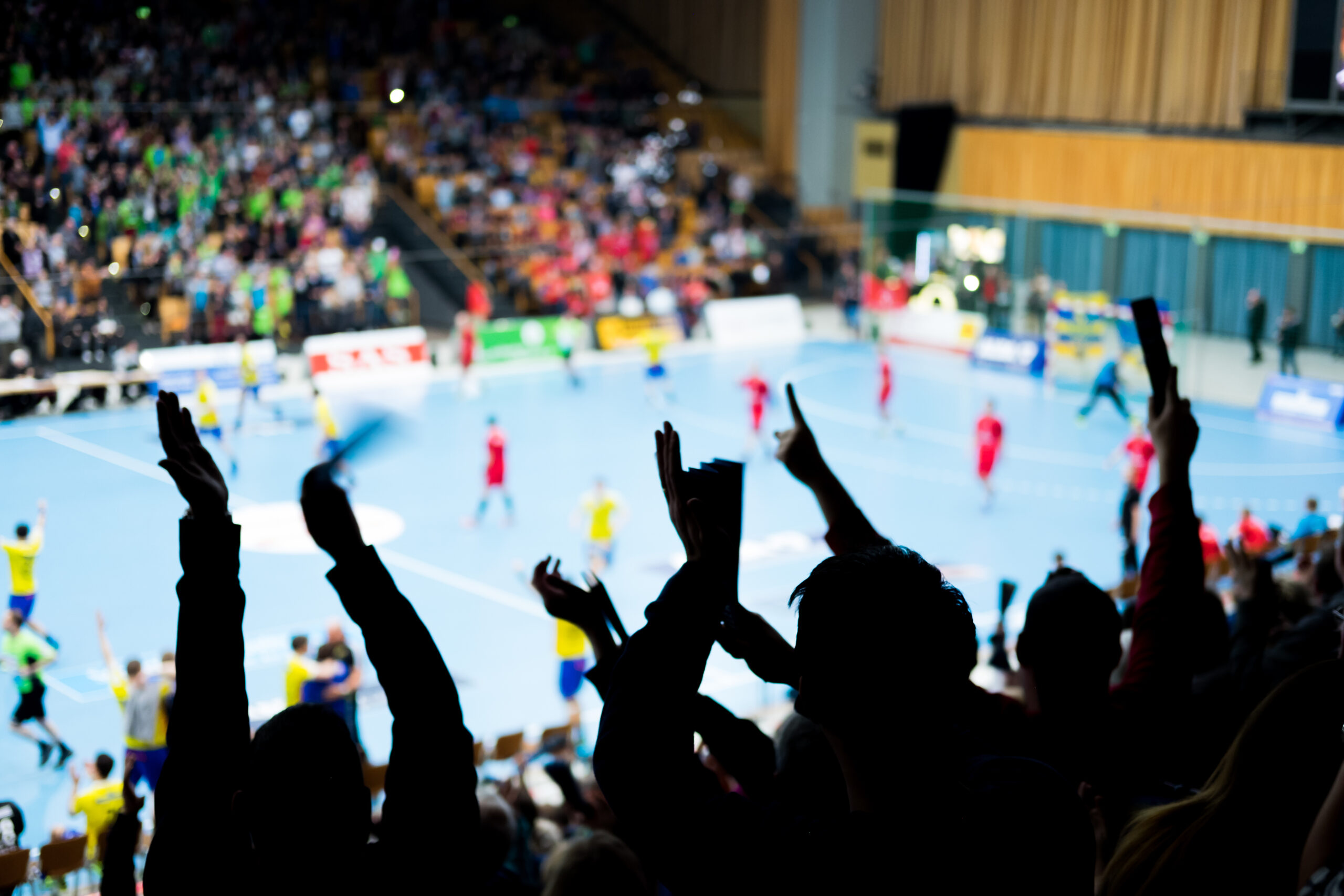 Fans cheering